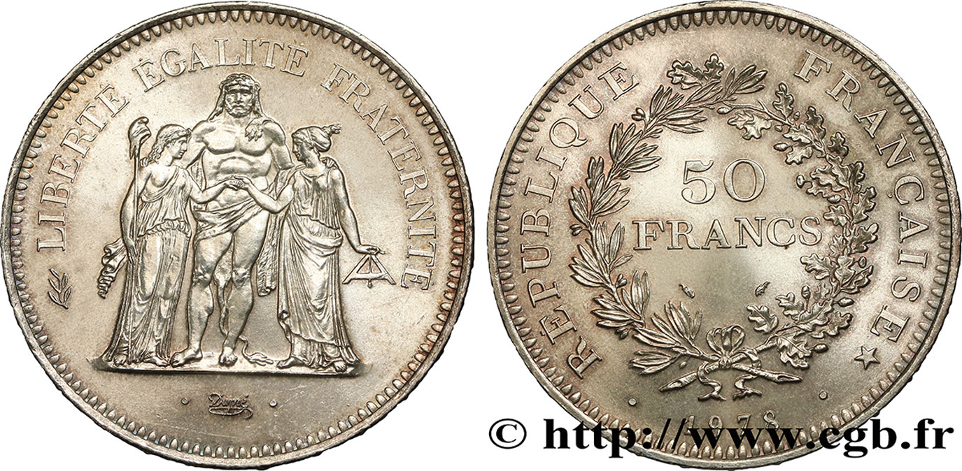 50 francs Hercule 1978  F.427/6 SUP 
