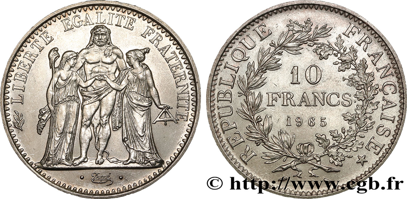 10 francs Hercule 1965  F.364/3 SPL 