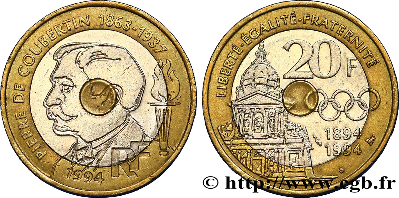 Valeur Pièce De 20 Centimes De Franc 1994