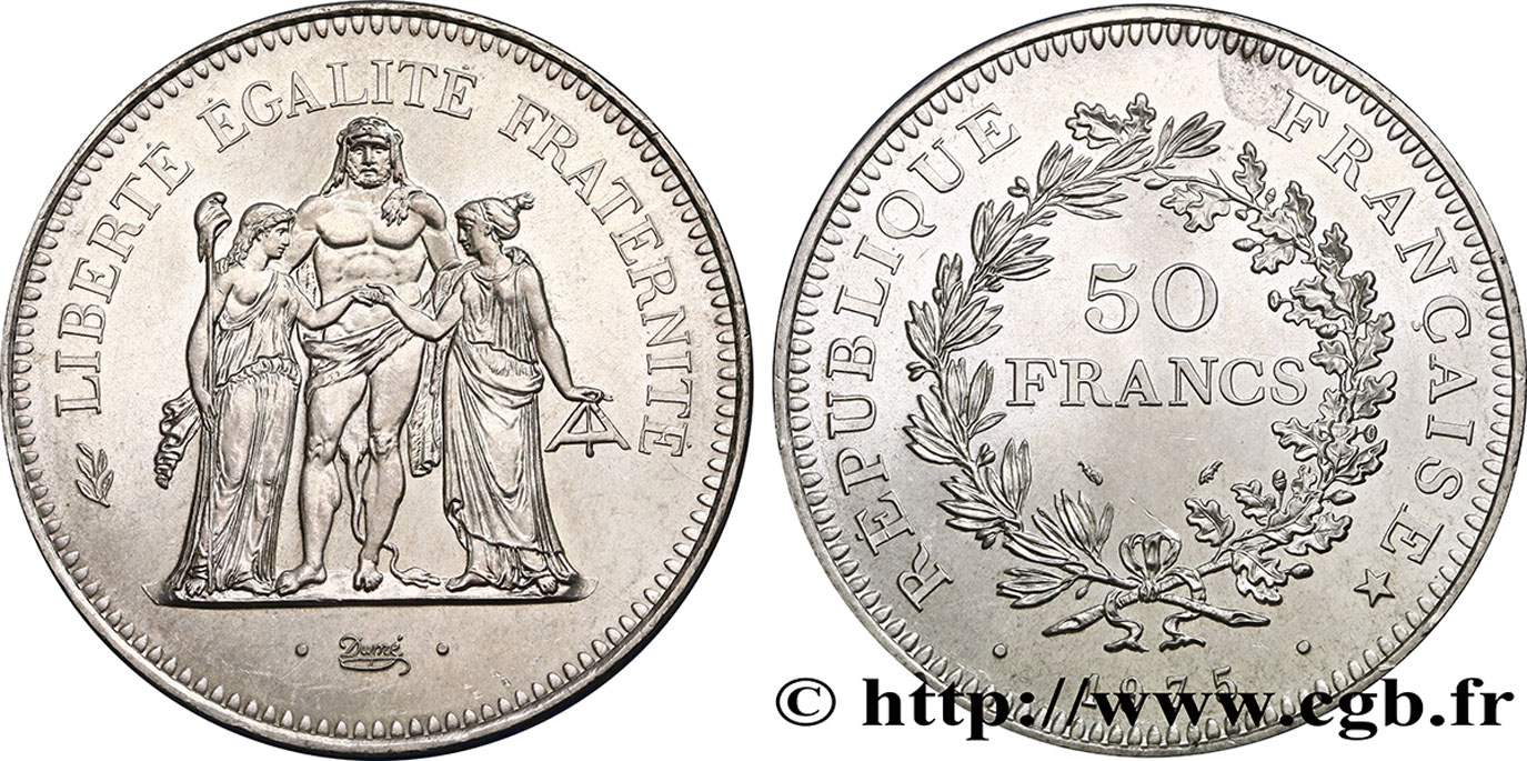 50 francs Hercule 1975  F.427/3 EBC55 