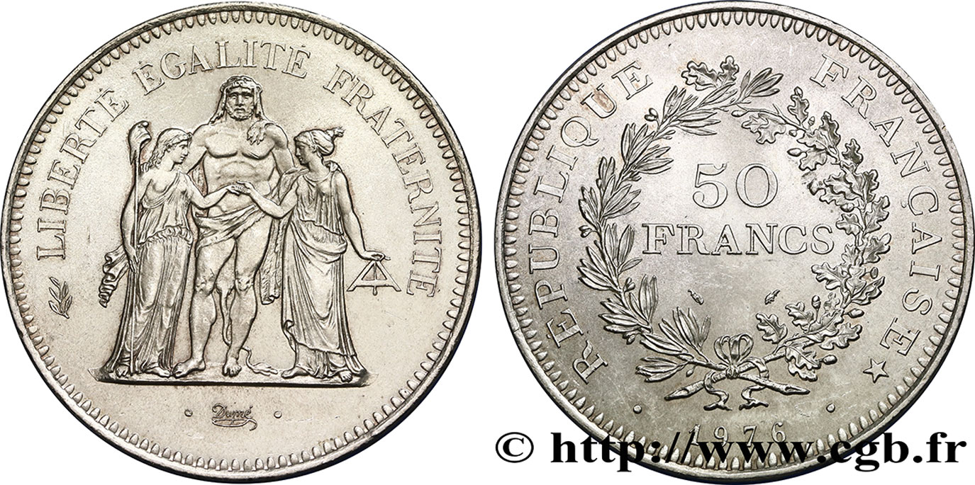 50 francs Hercule 1976  F.427/4 SPL 