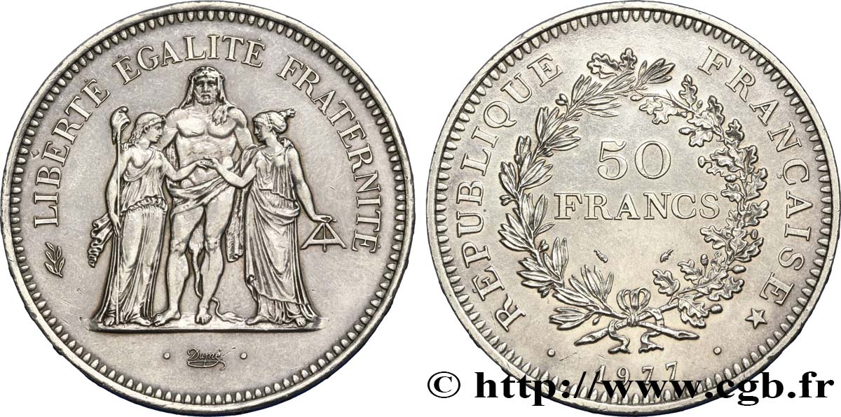 50 francs Hercule 1977  F.427/5 EBC 