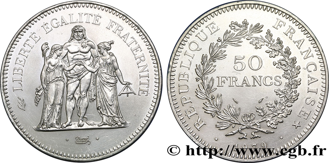 50 francs Hercule 1979  F.427/7 SUP 
