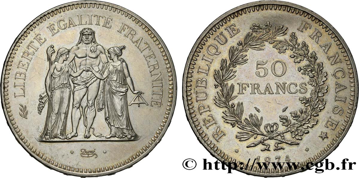 50 francs Hercule 1974  F.427/2 SPL 