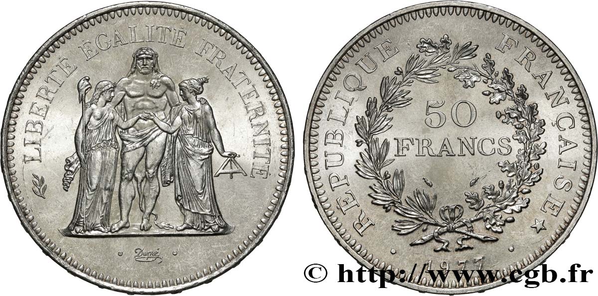 50 francs Hercule 1977  F.427/5 AU 