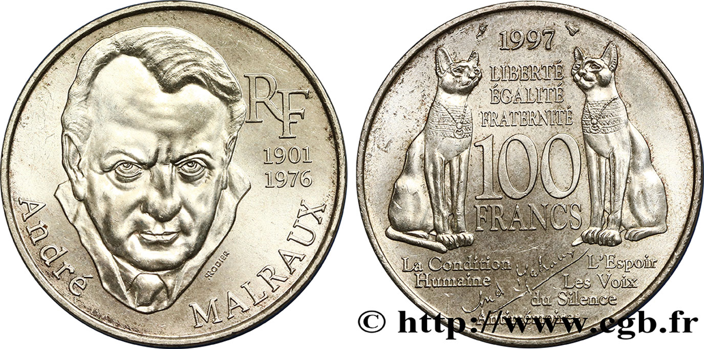 100 francs Malraux 1997  F.465/2 BB54 