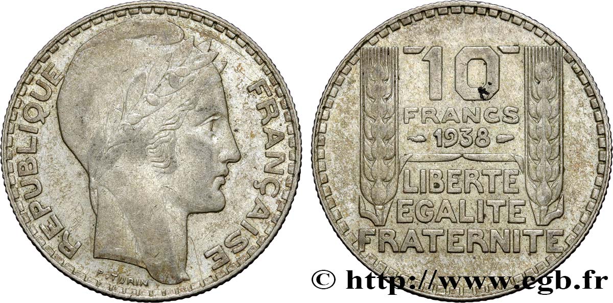 10 francs Turin 1938  F.360/9 BB45 