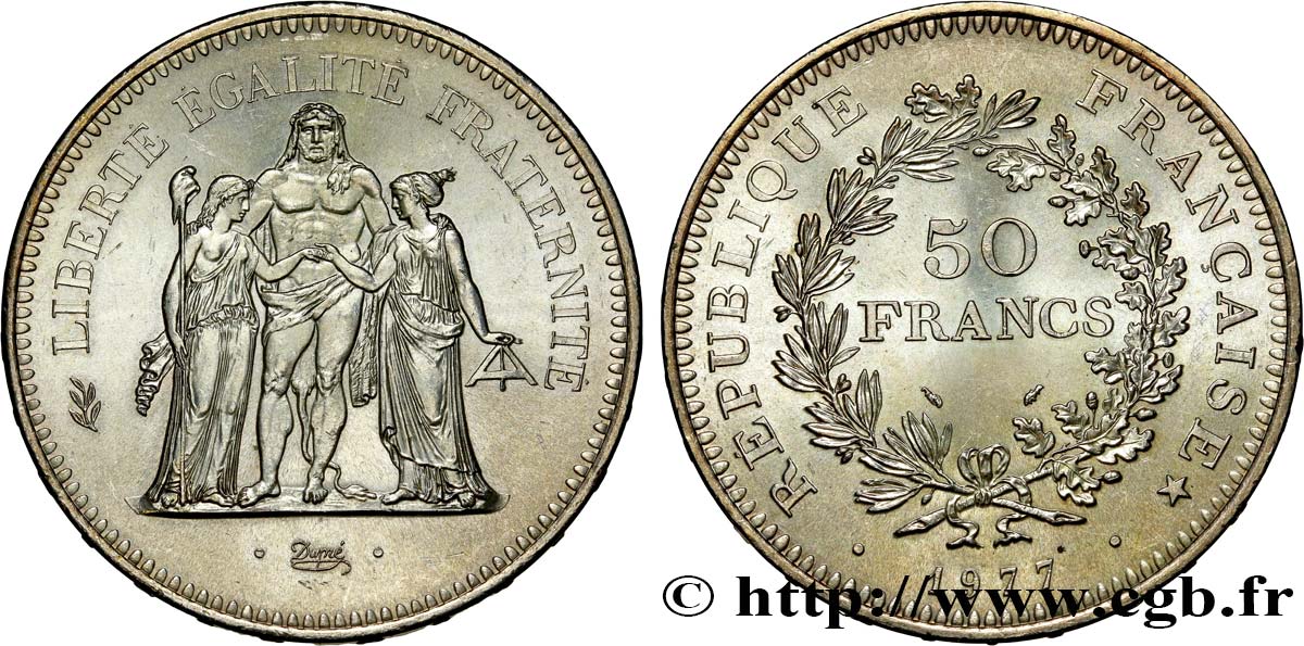 50 francs Hercule 1977  F.427/5 AU 