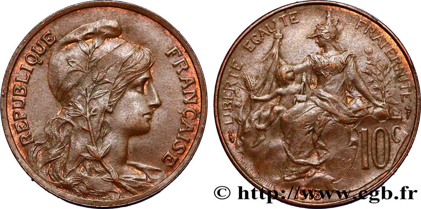 10 centimes Daniel-Dupuis 1913  F.136/22 TTB54 