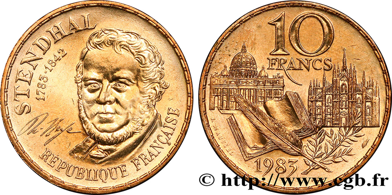 10 francs Stendhal 1983  F.368/2 SPL63 