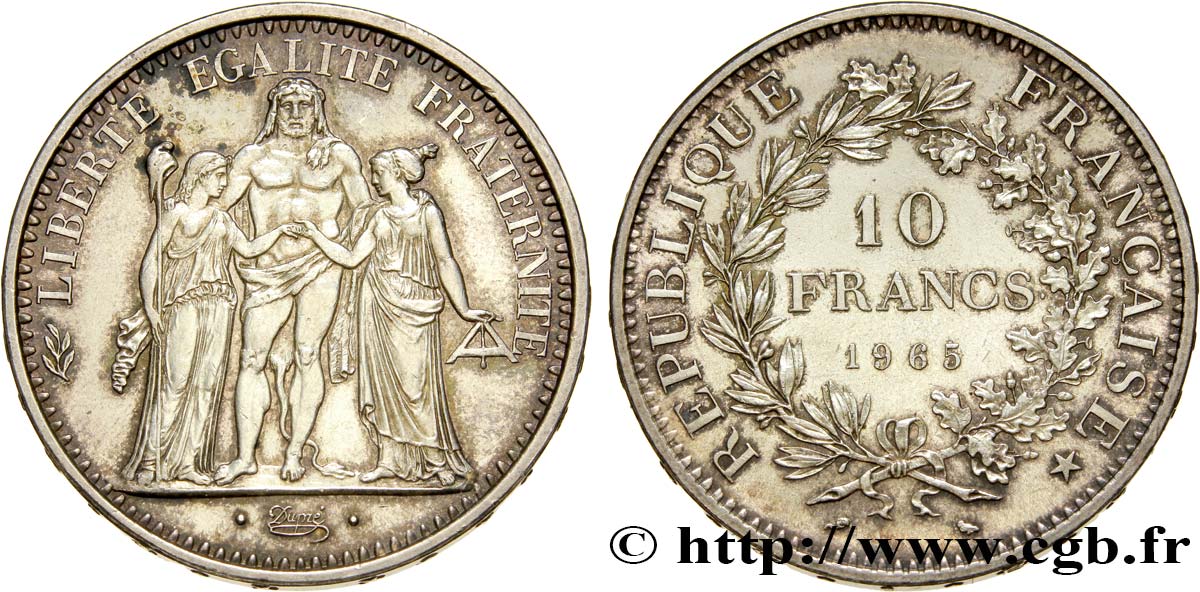 10 francs Hercule 1965  F.364/3 EBC 