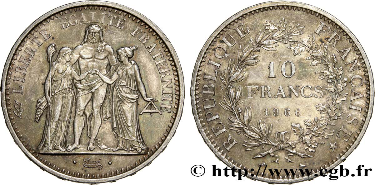 10 francs Hercule 1966  F.364/4 XF 