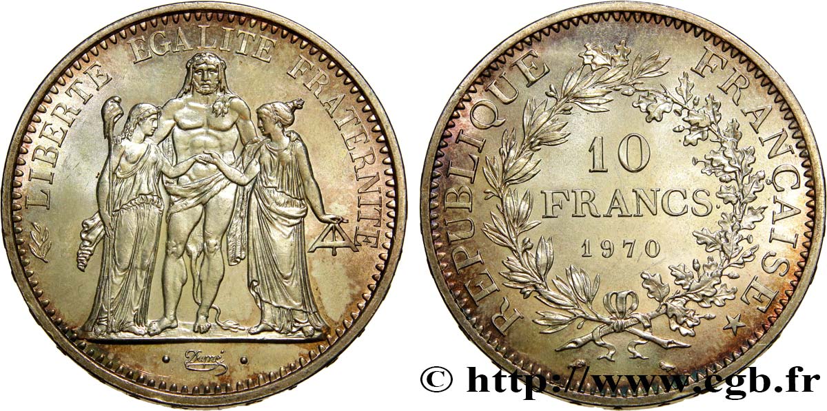10 francs Hercule 1970  F.364/9 VZ 