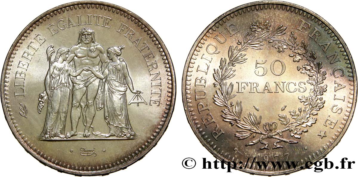 50 francs Hercule 1977  F.427/5 AU 