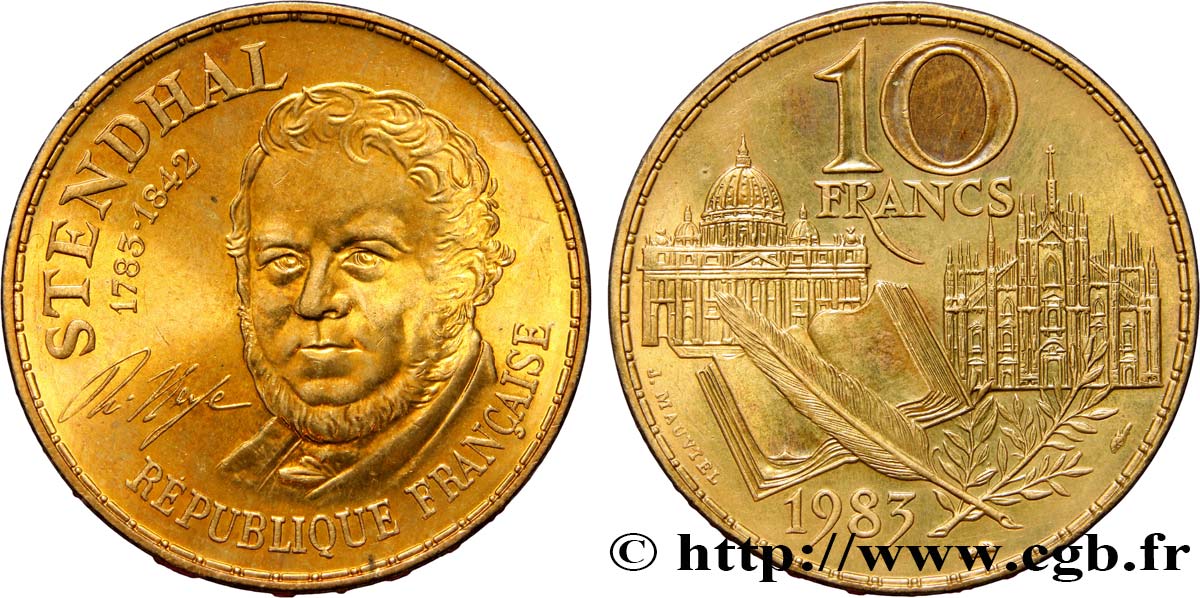 10 francs Stendhal 1983  F.368/2 SUP62 