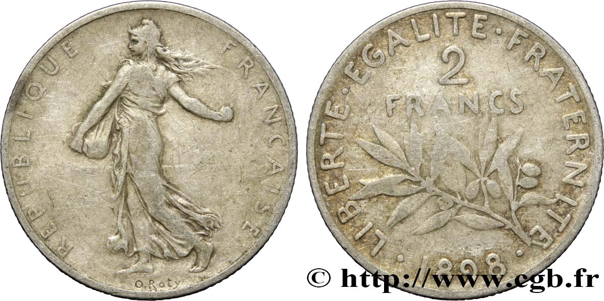 2 francs Semeuse 1898  F.266/1 BC20 
