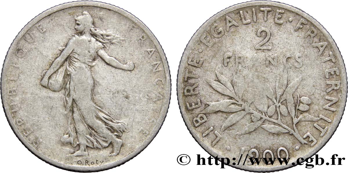 2 francs Semeuse 1900  F.266/4 TB25 