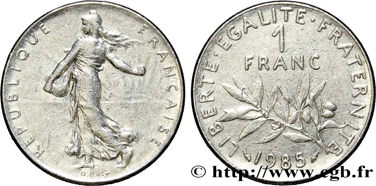 1 franc Semeuse, nickel 1985 Pessac F.226/30 BB45 