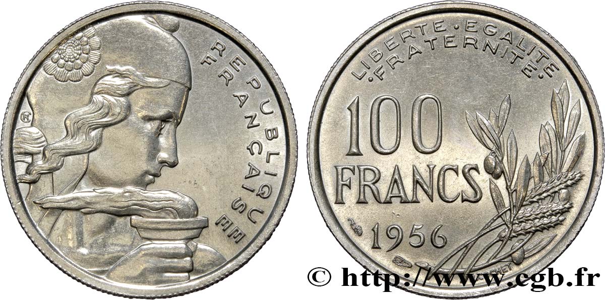 100 francs Cochet 1956  F.450/8 SPL63 