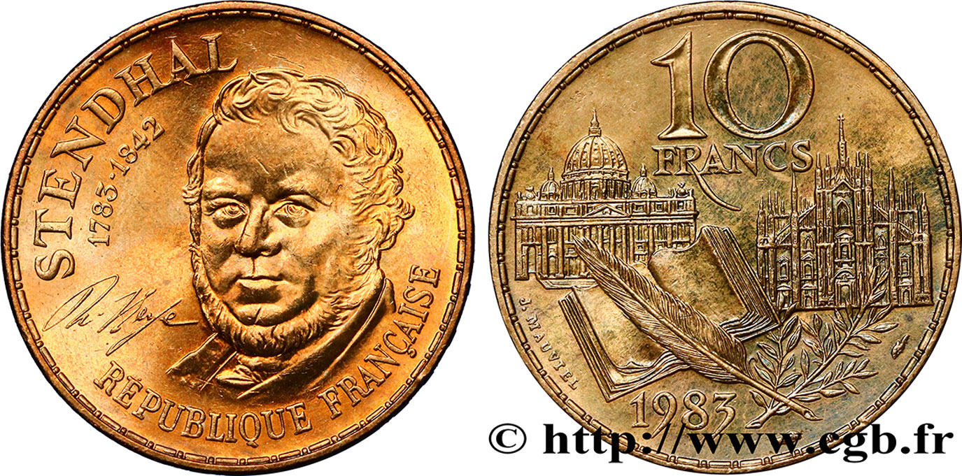 10 francs Stendhal 1983  F.368/2 EBC62 