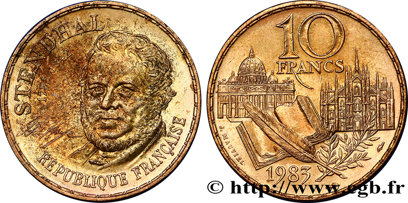 10 francs Stendhal 1983  F.368/2 SUP62 
