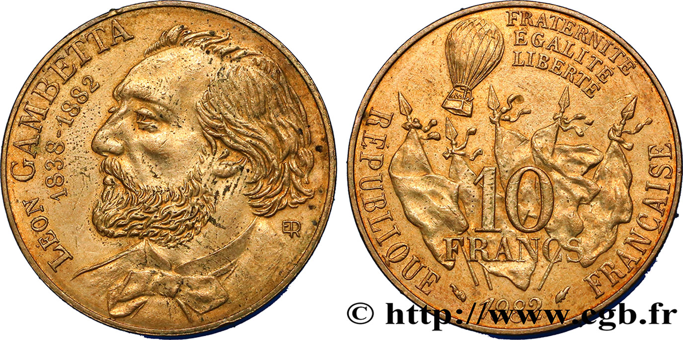 10 francs Gambetta 1982  F.366/2 SPL55 