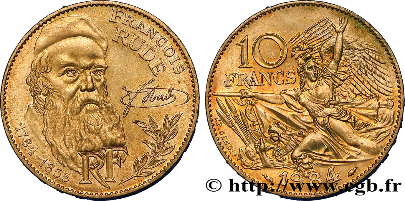 10 francs François Rude 1984  F.369/2 SPL62 