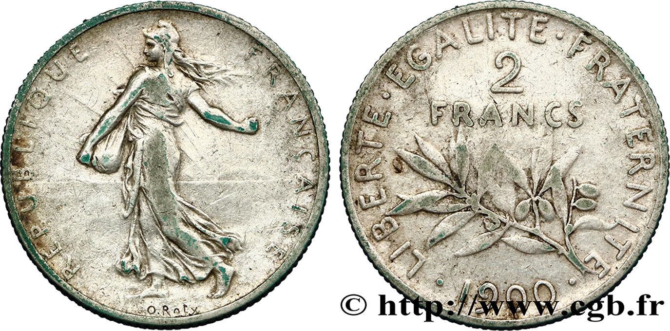 2 francs Semeuse 1900  F.266/4 TB30 