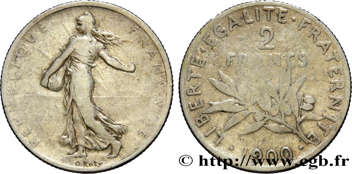 2 francs Semeuse 1900  F.266/4 B12 