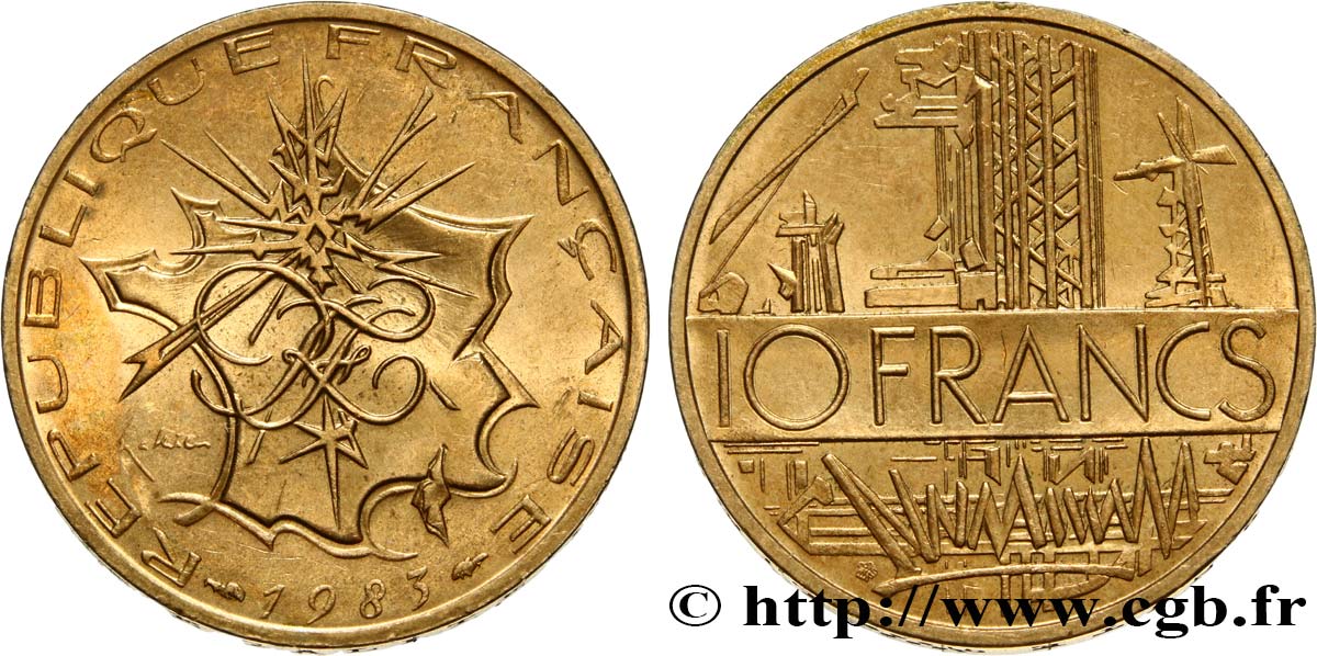 10 francs Mathieu 1983 Pessac F.365/11 EBC60 