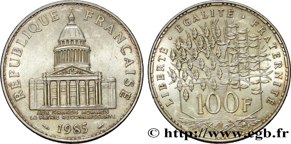 100 francs Panthéon 1985  F.451/5 MBC+ 