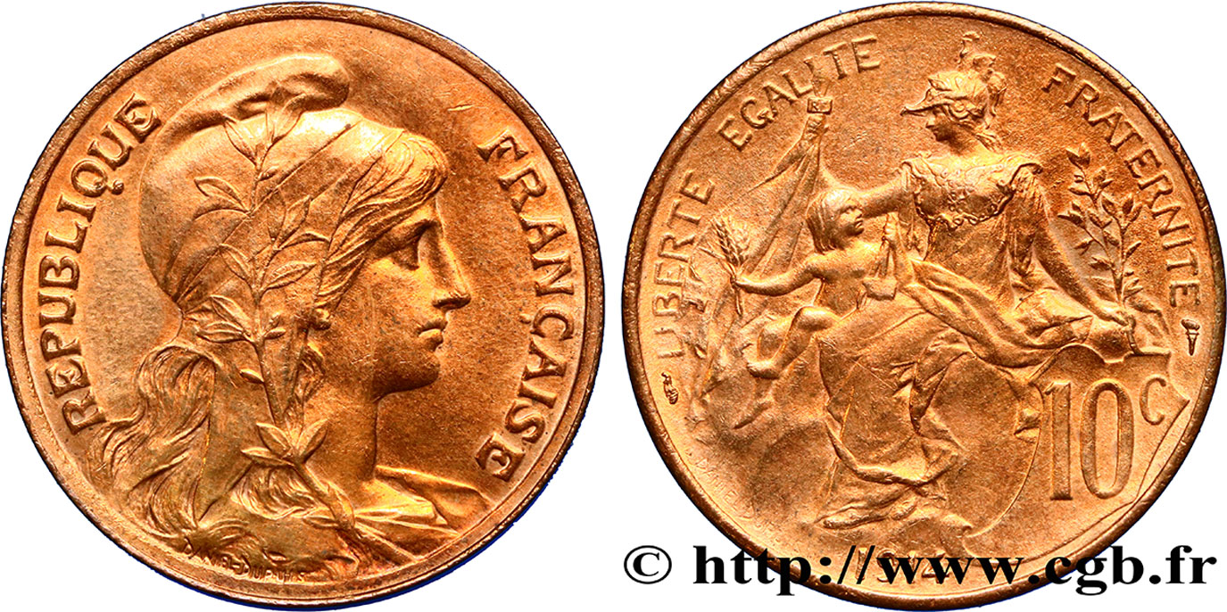 10 centimes Daniel-Dupuis 1914  F.136/23 TTB52 