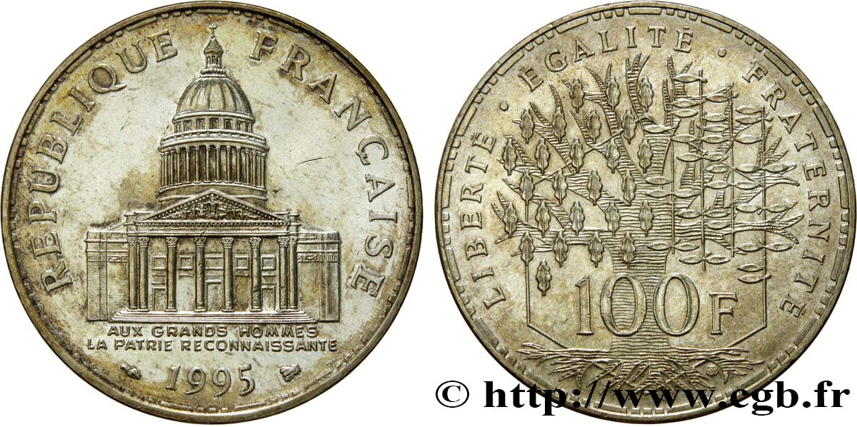 100 francs Panthéon 1995  F.451/16 MS60 