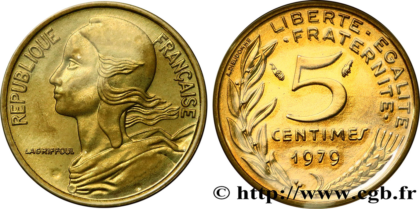 5 centimes Marianne 1979 Pessac F.125/15 ST 