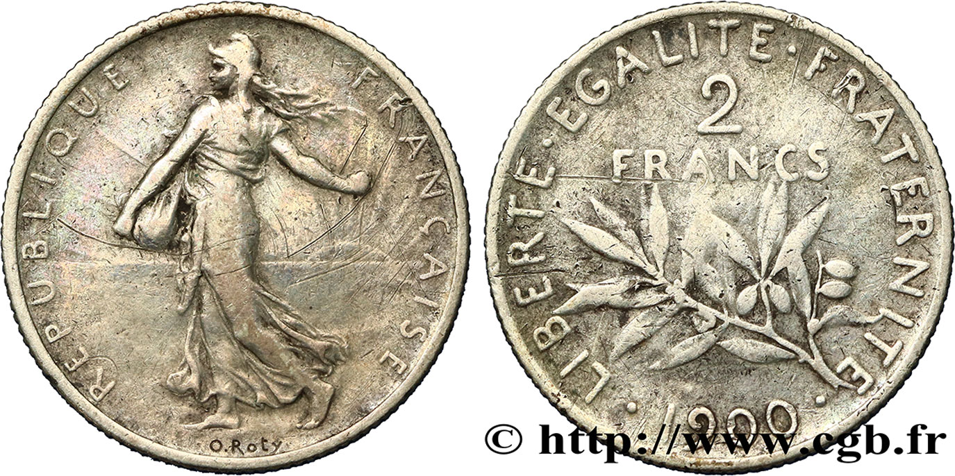 2 francs Semeuse 1900  F.266/4 F12 