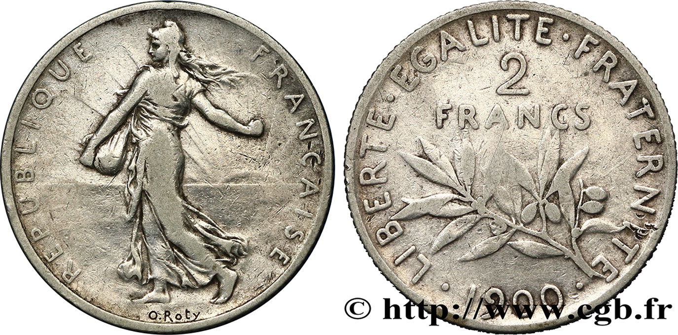 2 francs Semeuse 1900  F.266/4 B12 