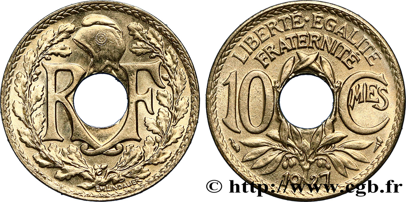 10 centimes Lindauer 1927  F.138/14 MS64 