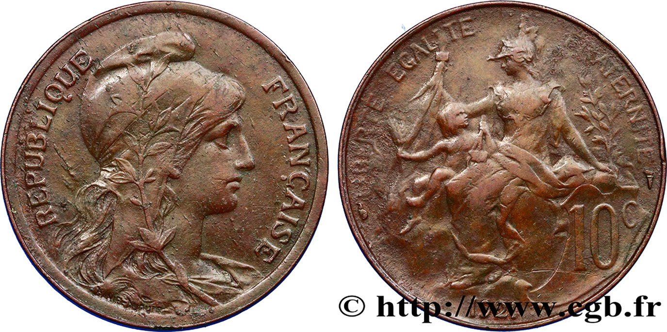 10 centimes Daniel-Dupuis 1921  F.136/30 XF45 