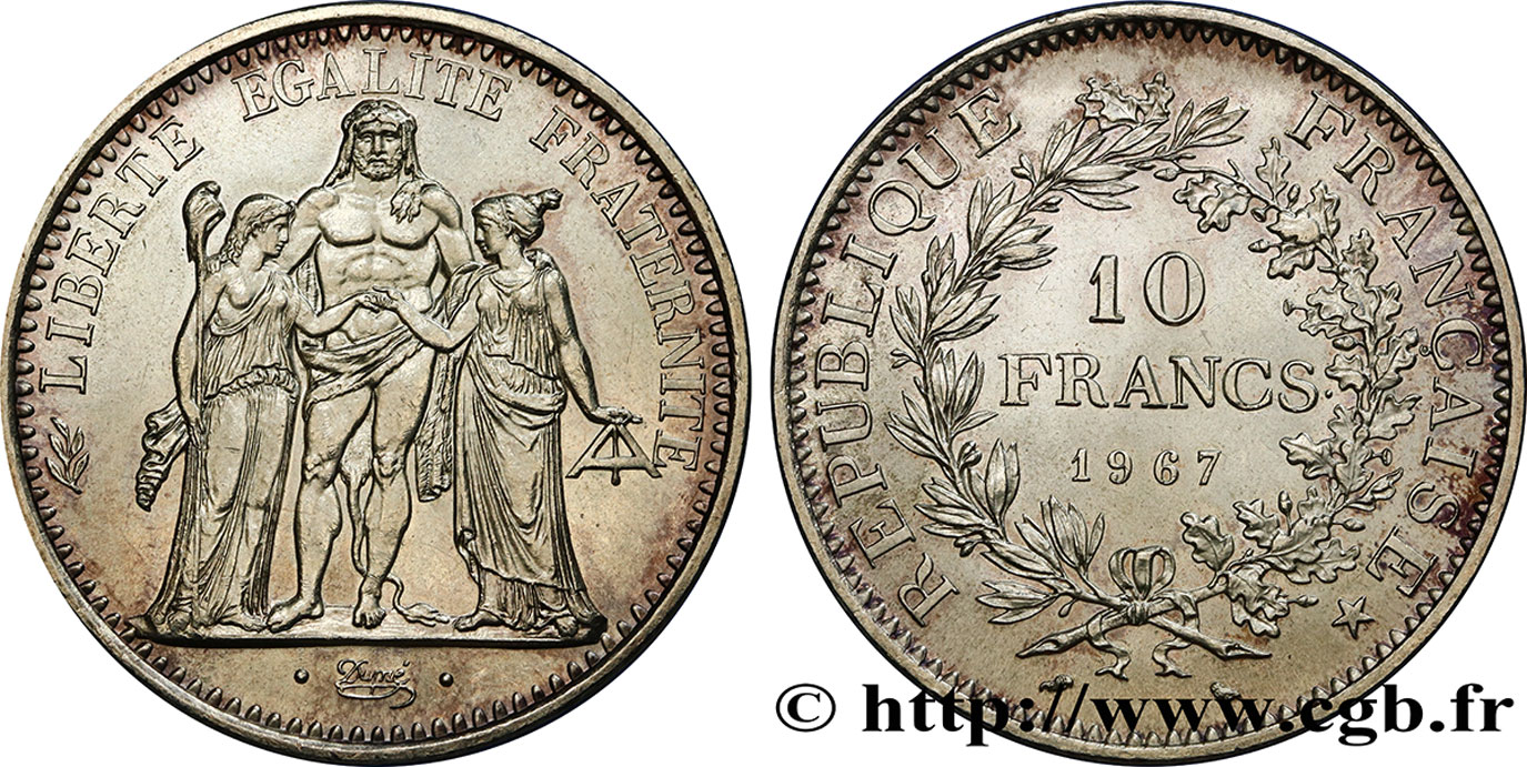 Valeur D Une Pièce De 10 Francs En Argent 1967