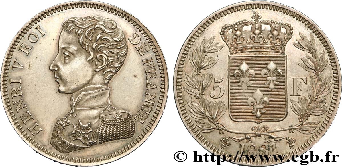 5 Francs 1831  VG.2690  MS 