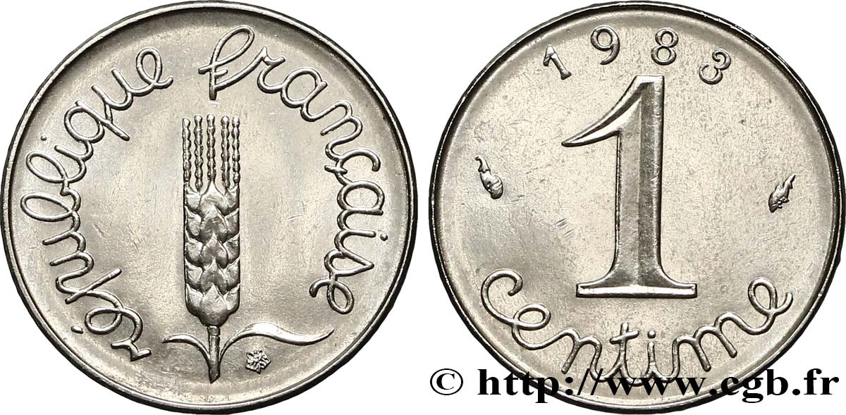 1 centime Épi 1983 Pessac F.106/40 MS60 