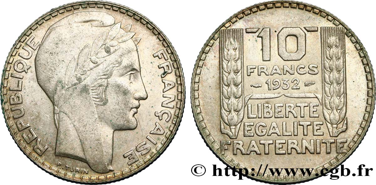 10 francs Turin 1932  F.360/5 MBC52 