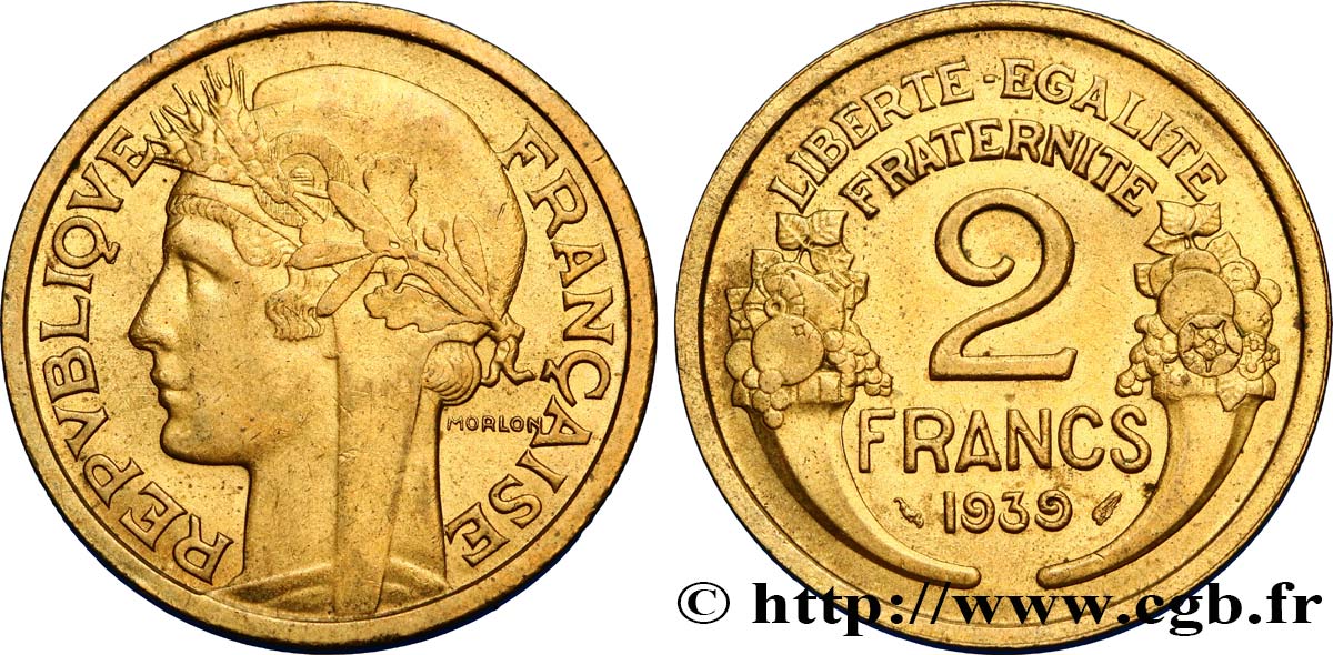 2 francs Morlon 1939  F.268/12 SPL58 