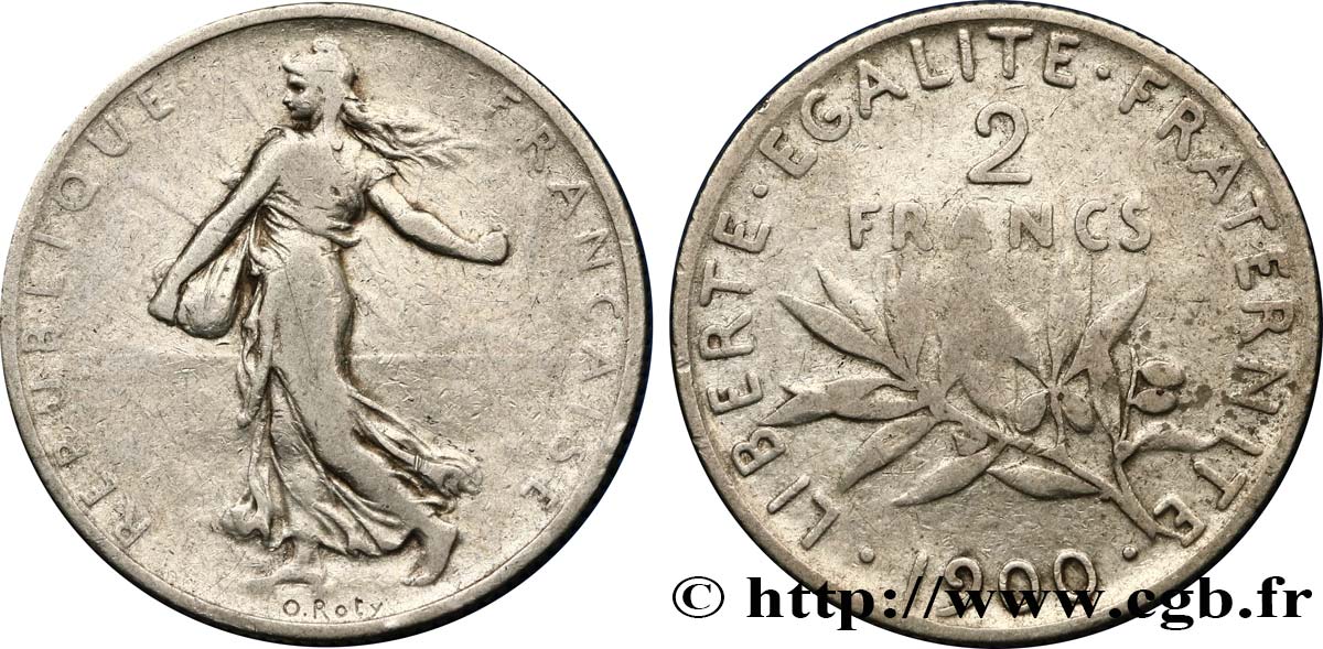 2 francs Semeuse 1900  F.266/4 F12 