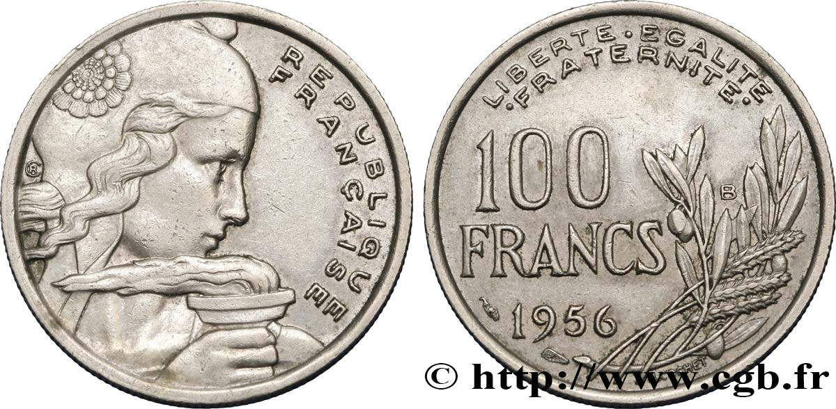 100 francs Cochet 1956  F.450/8 BB45 