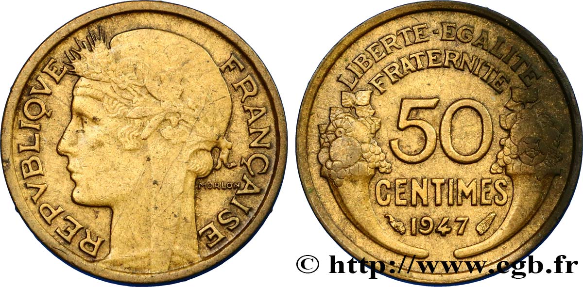 50 centimes Morlon  1947  F.192/19 TTB45 