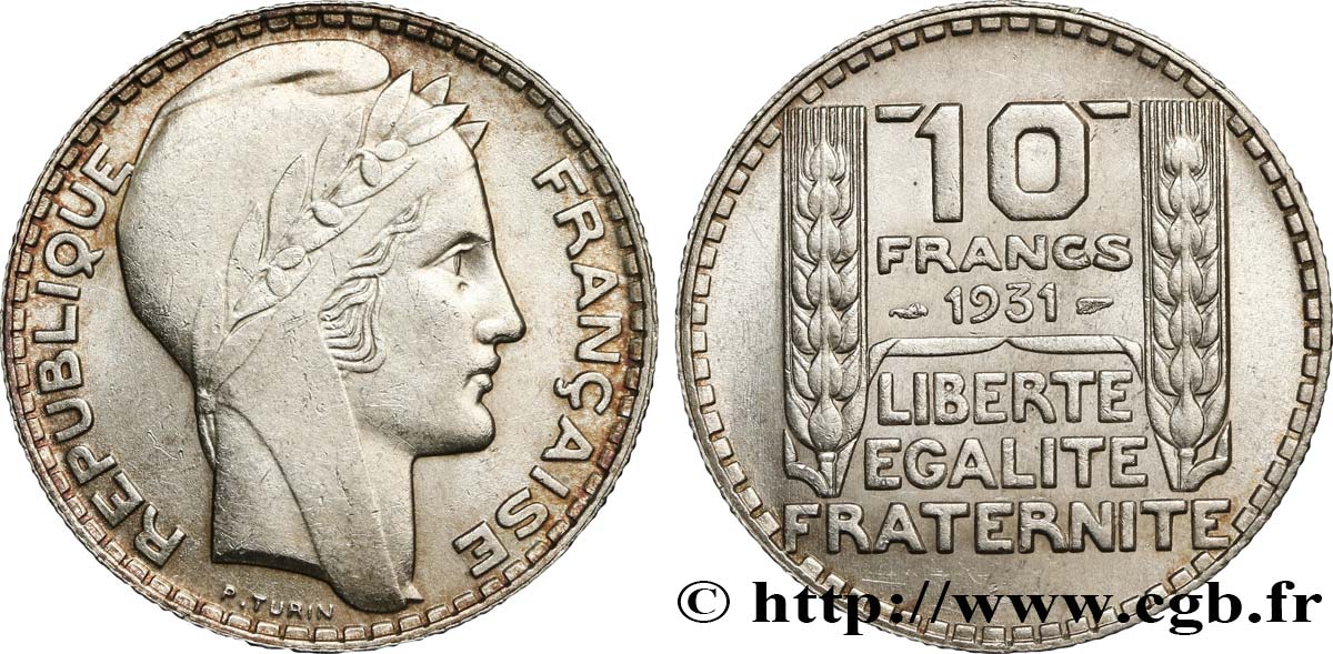 10 francs Turin 1931  F.360/4 TTB45 