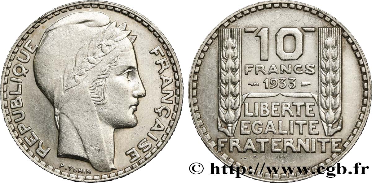 10 francs Turin 1933  F.360/6 BB45 
