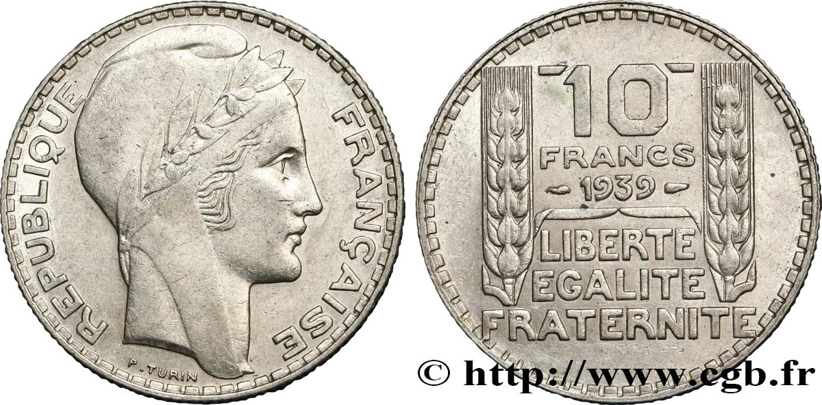 10 francs Turin 1939  F.360/10 XF45 
