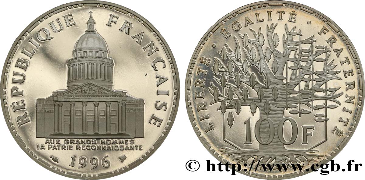 100 francs Panthéon, Belle épreuve 1996  F.451/19 MS 